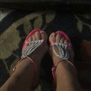 Sarah-Jane pink subdued sparkly